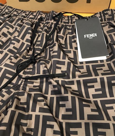 reflective fendi shorts|fendi pants for women.